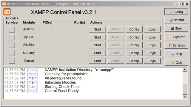 xampp-control-panel