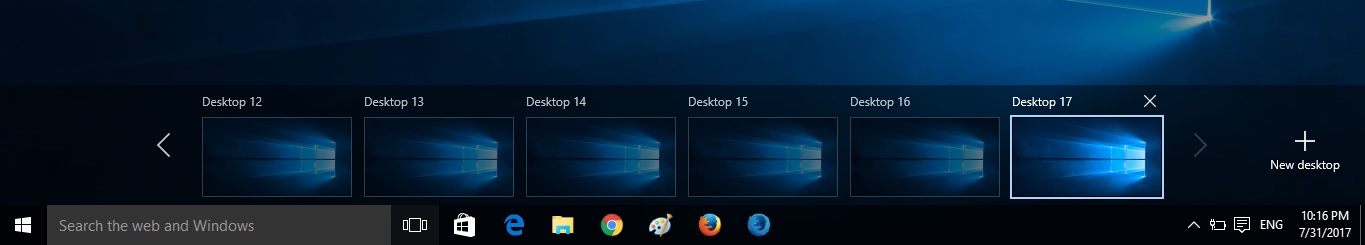 How to use multiple Desktops in Windows 10 3 multiple desktops in windows 10