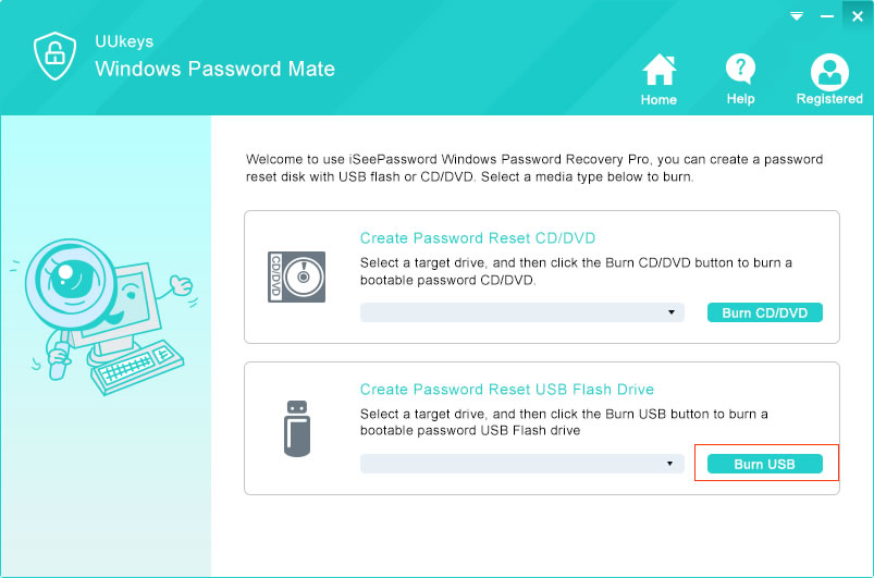 windows password recovery tool key