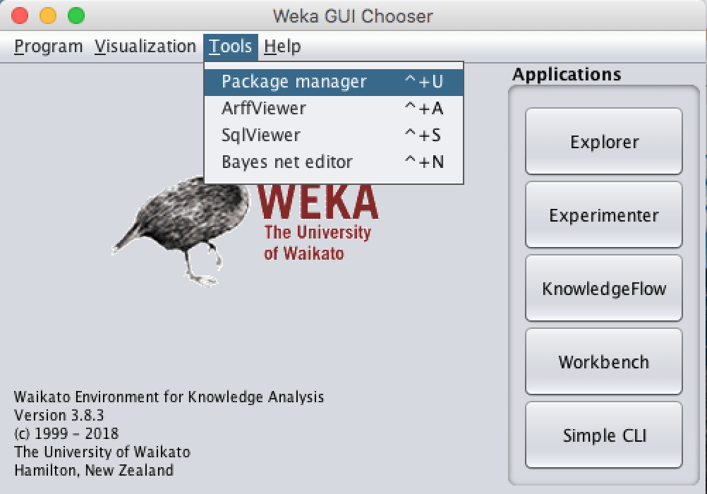 install weka package
