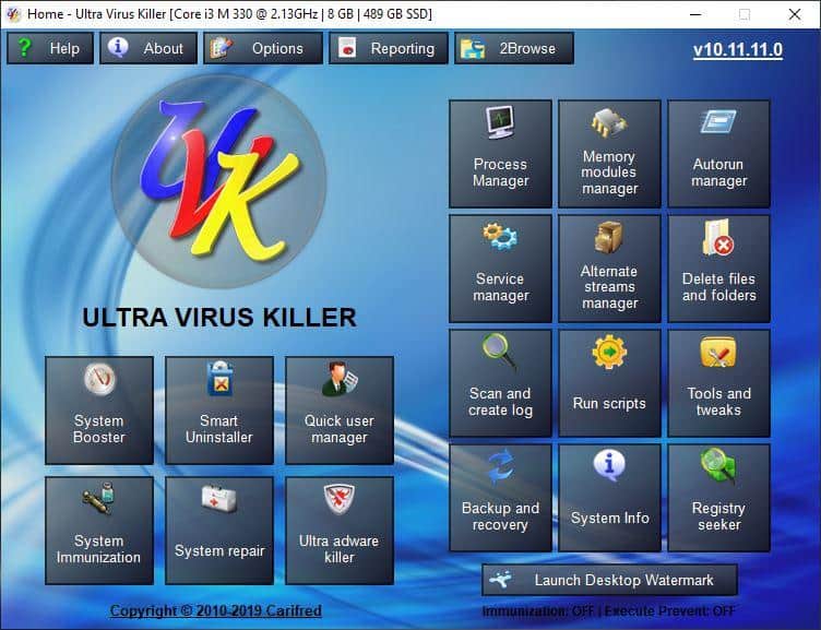 Uvk Ultra Virus Killer Download for Windows [Latest Version-2019] - PCRIVER