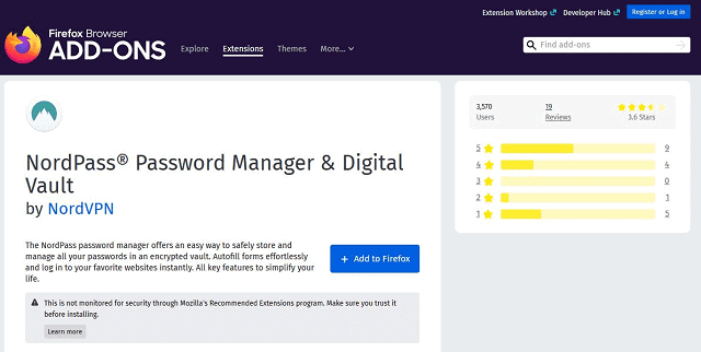 6 Neat Firefox Add-Ons You Should Have on Your Browser 4 nordpass